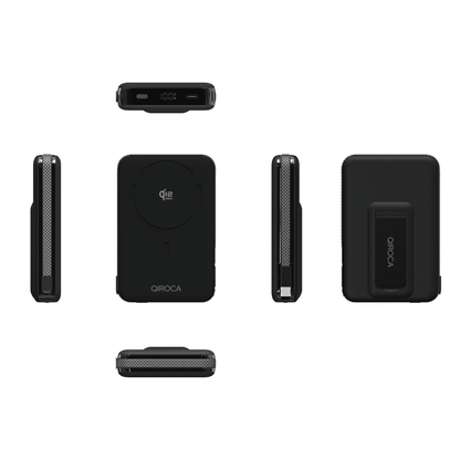 QIROCA モバイルバッテリー 10000mAh 準固体 Qi2 25Wワイヤレス充電対応