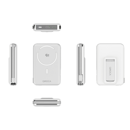 QIROCA モバイルバッテリー 10000mAh 準固体 Qi2 25Wワイヤレス充電対応