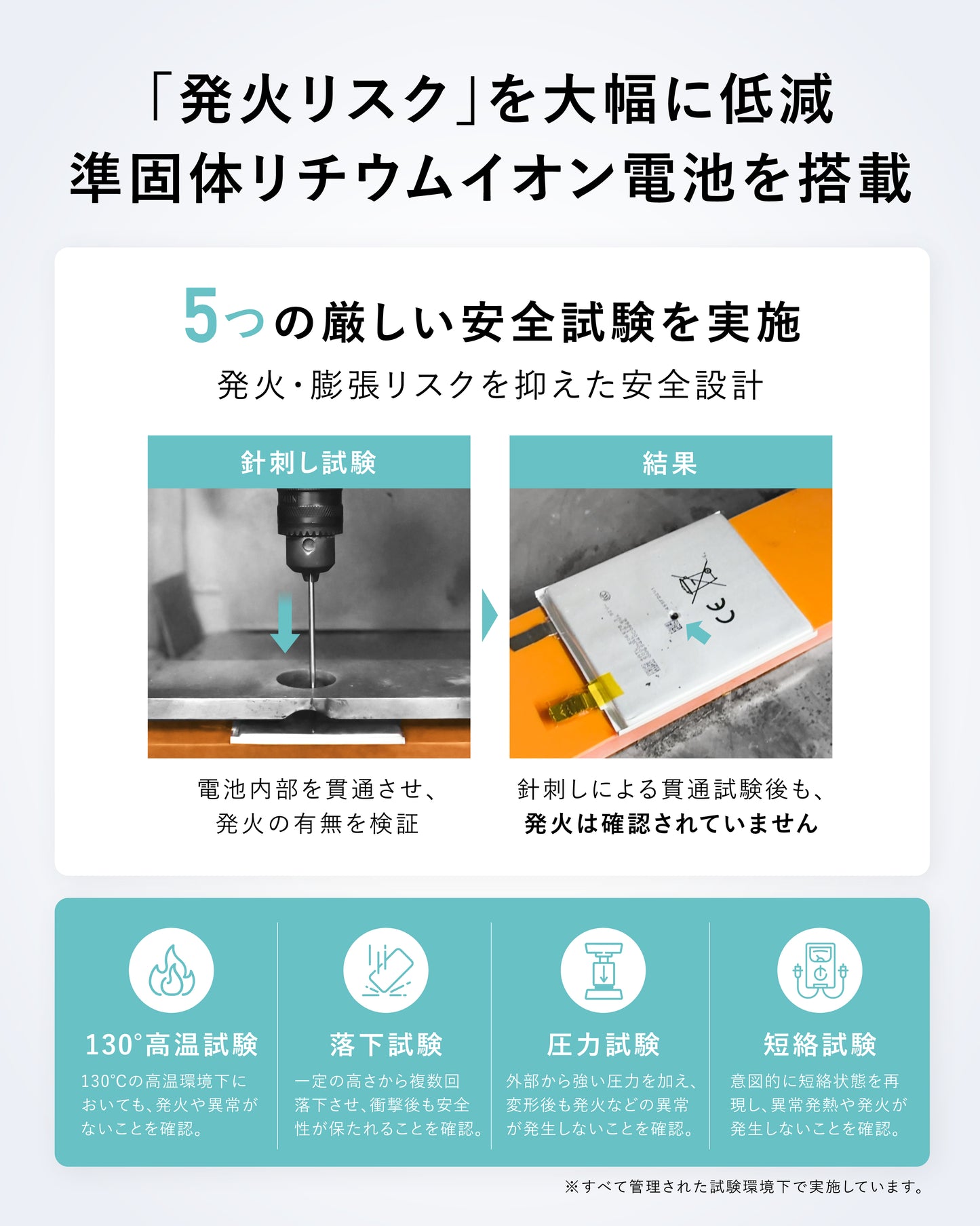 QIROCA モバイルバッテリー 5000mAh 準固体 Qi2 25Wワイヤレス充電対応