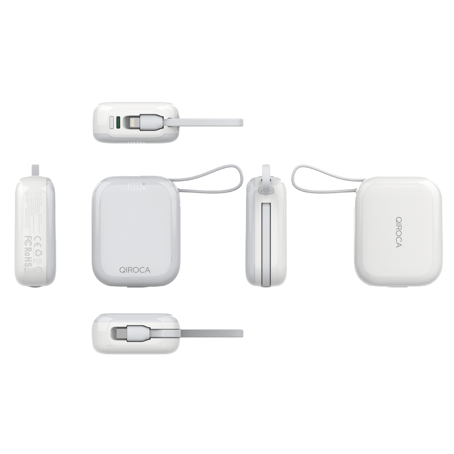 QIROCA モバイルバッテリー 10000mAh 準固体 PD20W急速充電対応