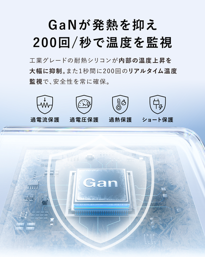 QIROCA AC充電器 45W PD急速充電対応 1ポート