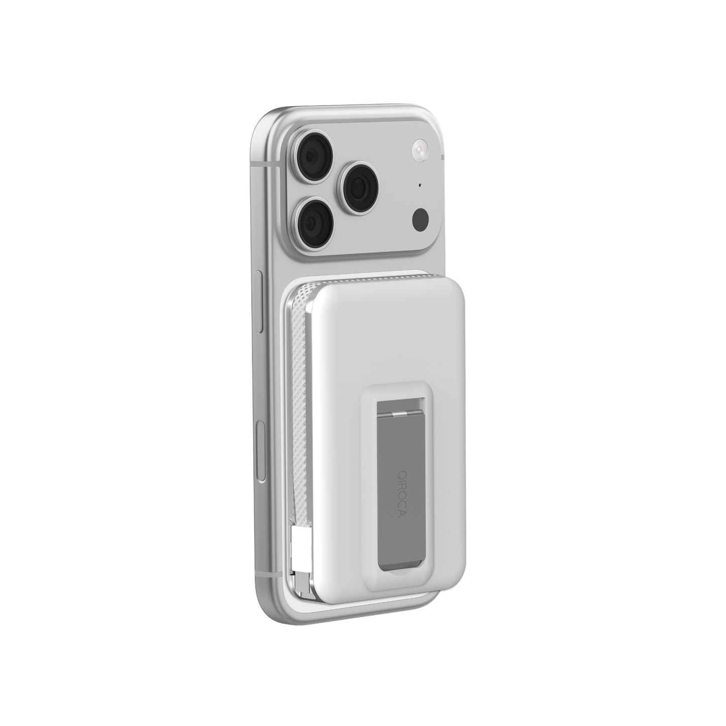 QIROCA モバイルバッテリー 10000mAh 準固体 Qi2 25Wワイヤレス充電対応