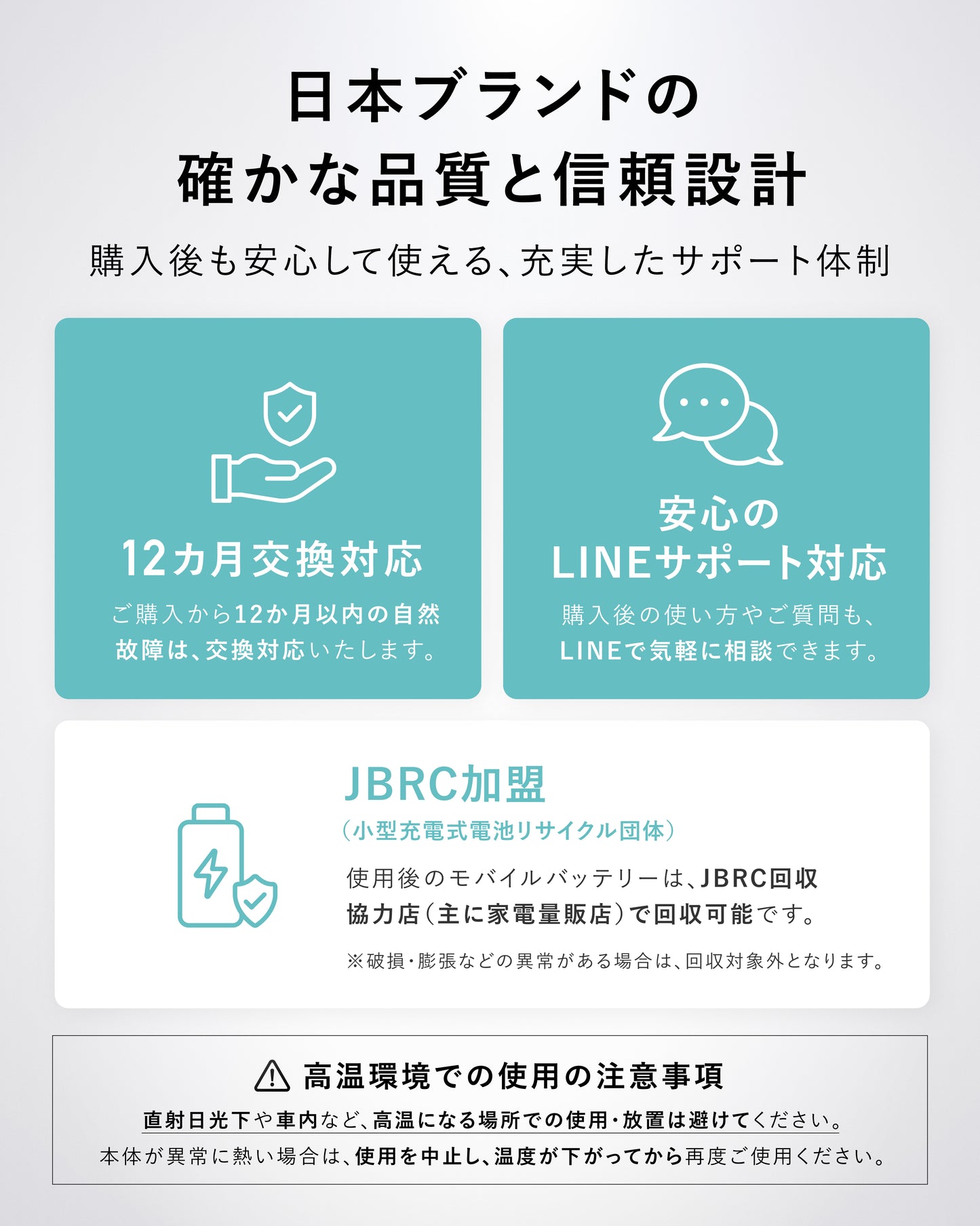 QIROCA モバイルバッテリー 5000mAh 準固体 Qi2 25Wワイヤレス充電対応