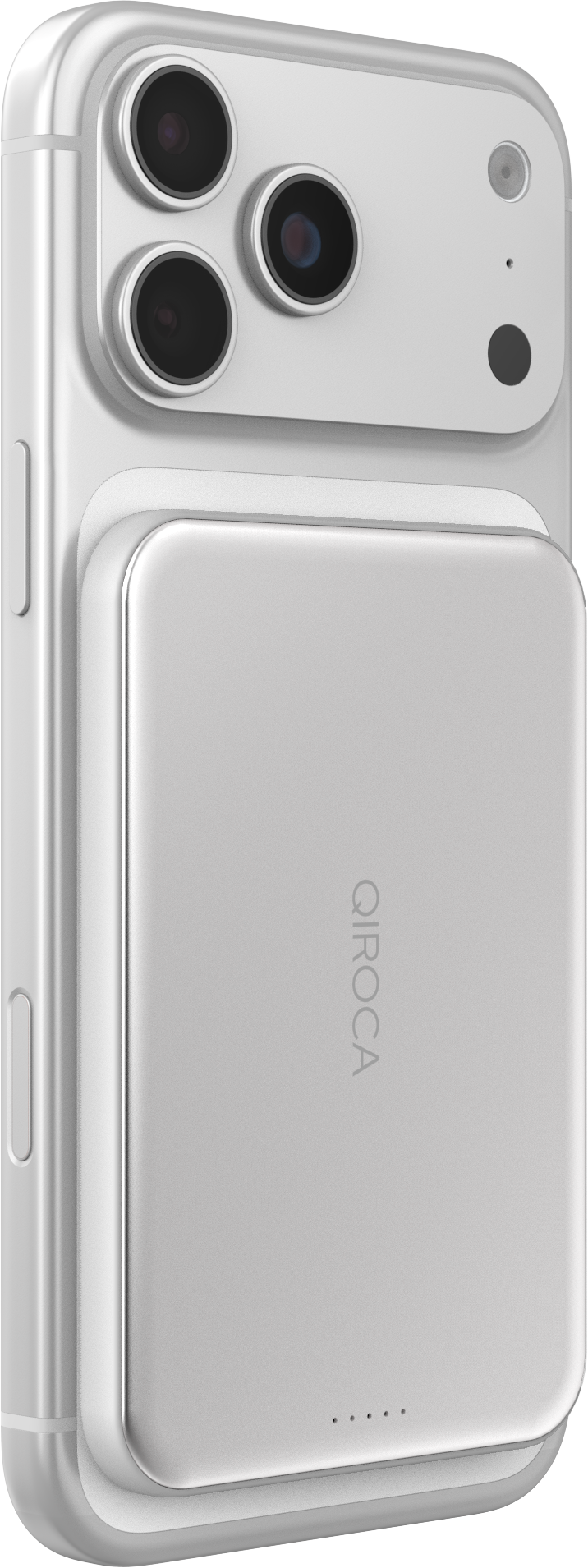 QIROCA モバイルバッテリー 5000mAh 準固体 Qi2 25Wワイヤレス充電対応
