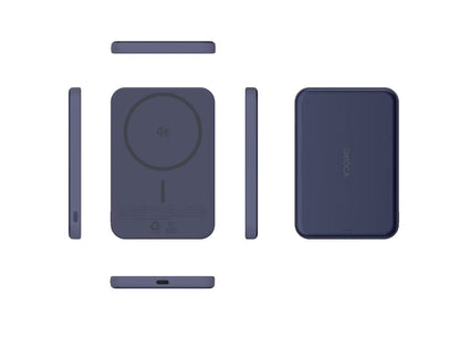 QIROCA モバイルバッテリー 5000mAh 準固体 Qi2 25Wワイヤレス充電対応