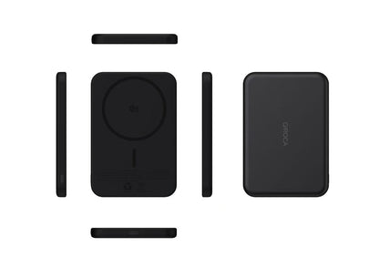 QIROCA モバイルバッテリー 5000mAh 準固体 Qi2 25Wワイヤレス充電対応